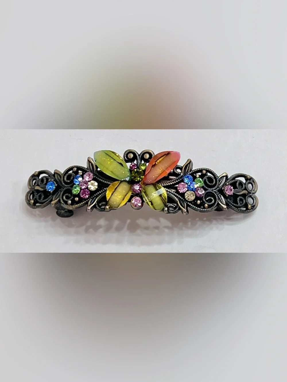 Colorful Crystal Barrette